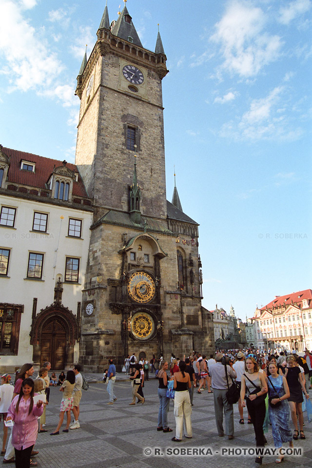 images Photo de la tour de l'Horloge astronomique photos de Prague