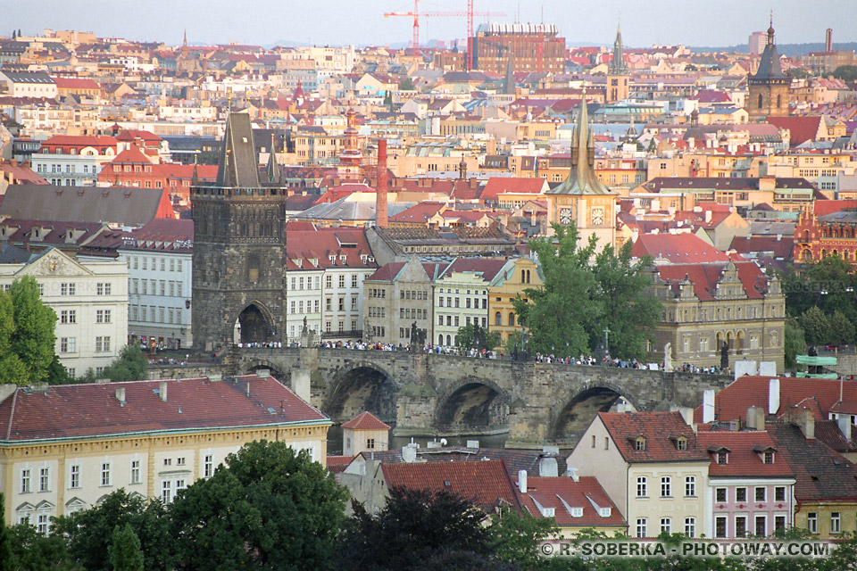Image Photo du pont Charles à Prague photos de la République tchèque