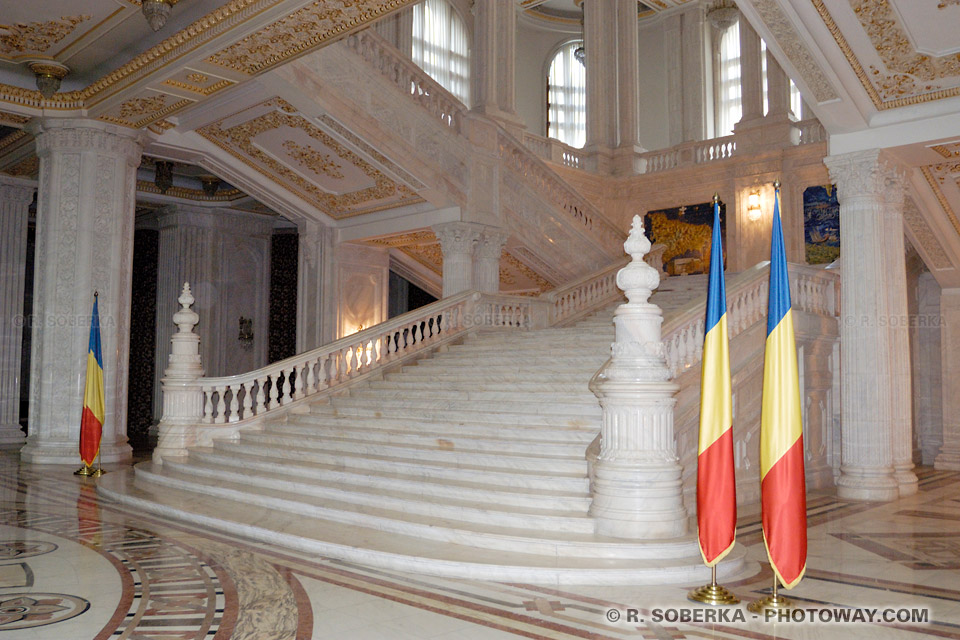 Image Caprice de dictateur Photo de marbre d'Italie photos Palais Ceausescu