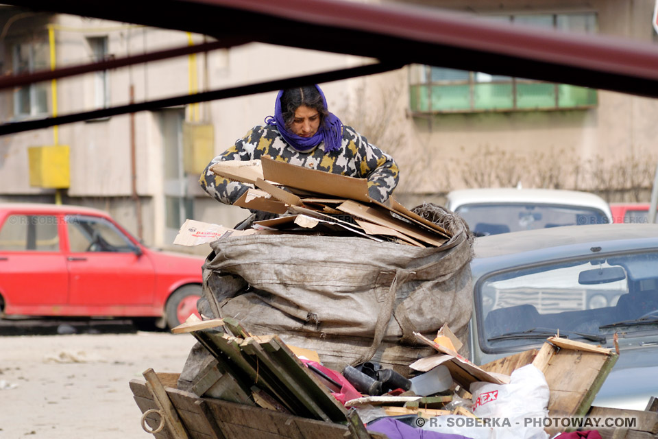 Image Photo d'une Gitane tzigane Roumaine photos Gitanes femmes Rom