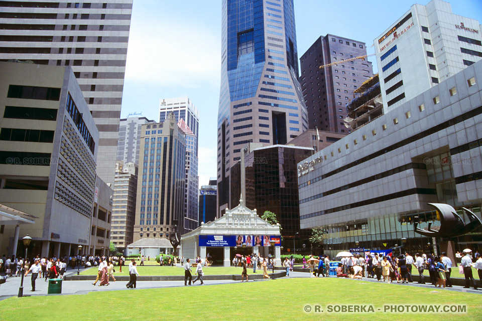 Photos des quartiers d'affaires de Singapour