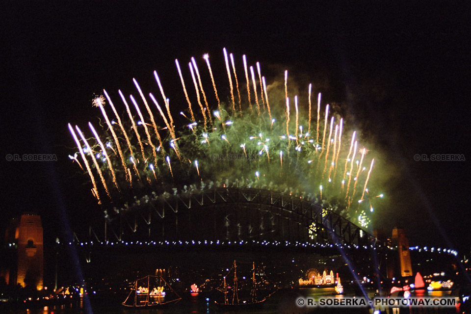 image Photos de feu d'artifice photo d'un feu d'artifice géant à Sydney