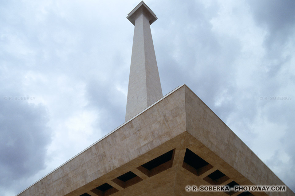 Photo du monument national indonésien à Jakarta