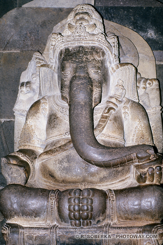 Image de Ganesh divinitée Hindoue à trompe d'éléphant