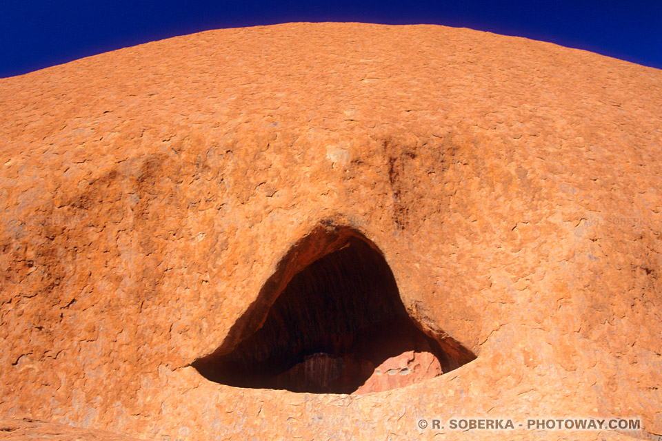 Photo de la zone sacrée de Warayuki à Uluru