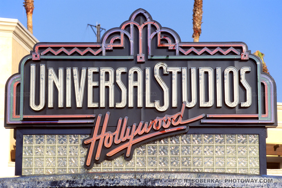 Photo de la viste des Universal Studios d'Hollywood en Californie