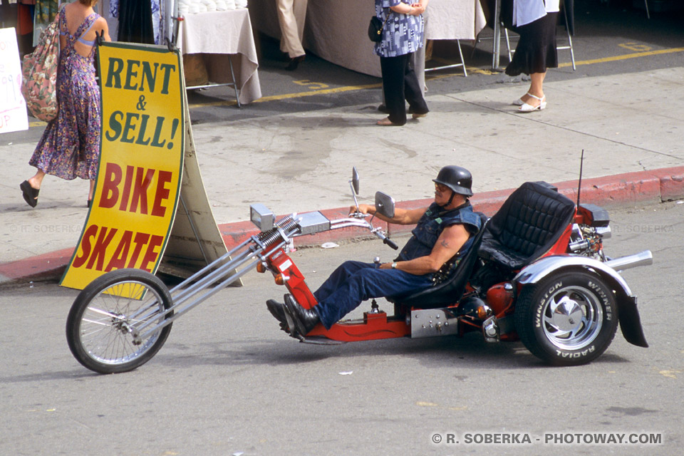 Photos de Bikers à Venice Beach en Californie Etats Unis