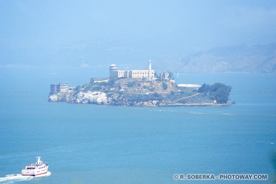 Photo de la prison d'Alcatraz à San Francisco