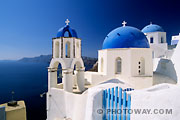 Santorin, iles Grecques